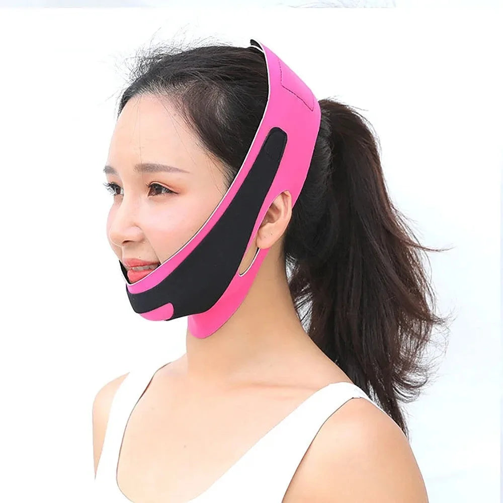 Elastic Face Slimming Bandage V Line Face Shaper Women Chin Cheek 2