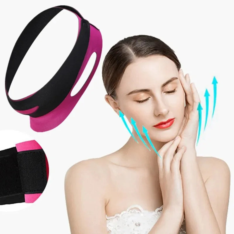 Elastic Face Slimming Bandage V Line Face Shaper Women Chin Cheek 2