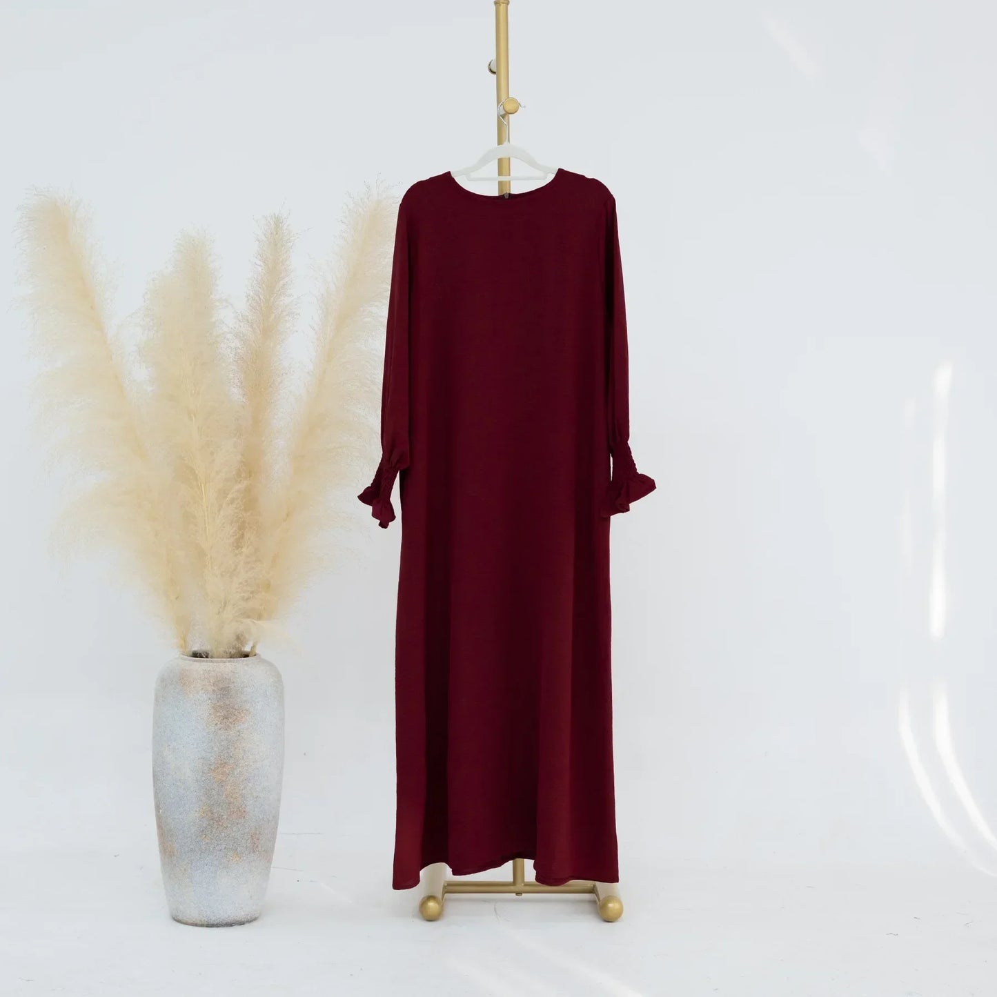 Muslim Abaya for Women Crepe Islamic Clothing Dresses