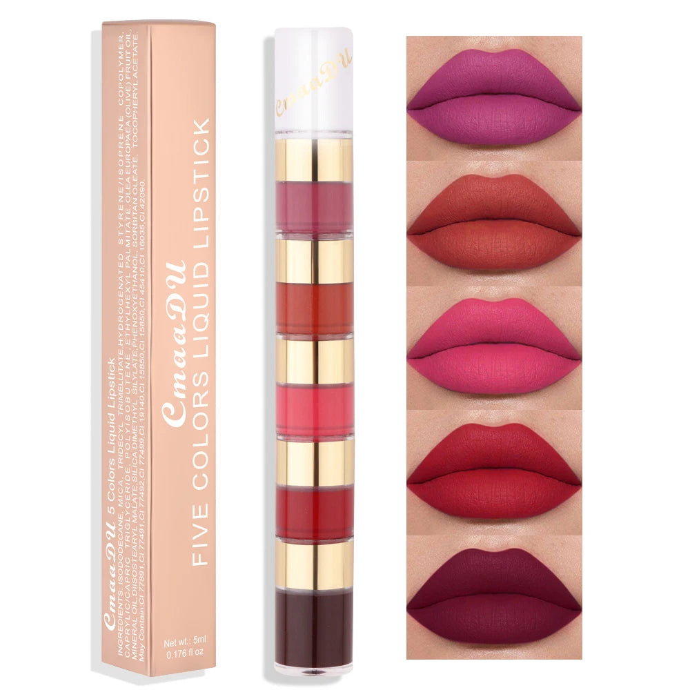 waterproof lipstick  liquid lipstick for easy carrying