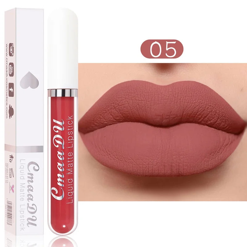 Sexy Long Lasting Velvet Matte Lip Gloss Liquid Lipstick Lip Makeup