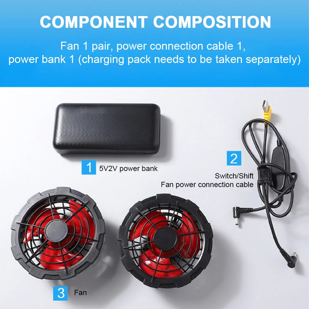 Fan vest Electric Cool Vest Cooling Fan