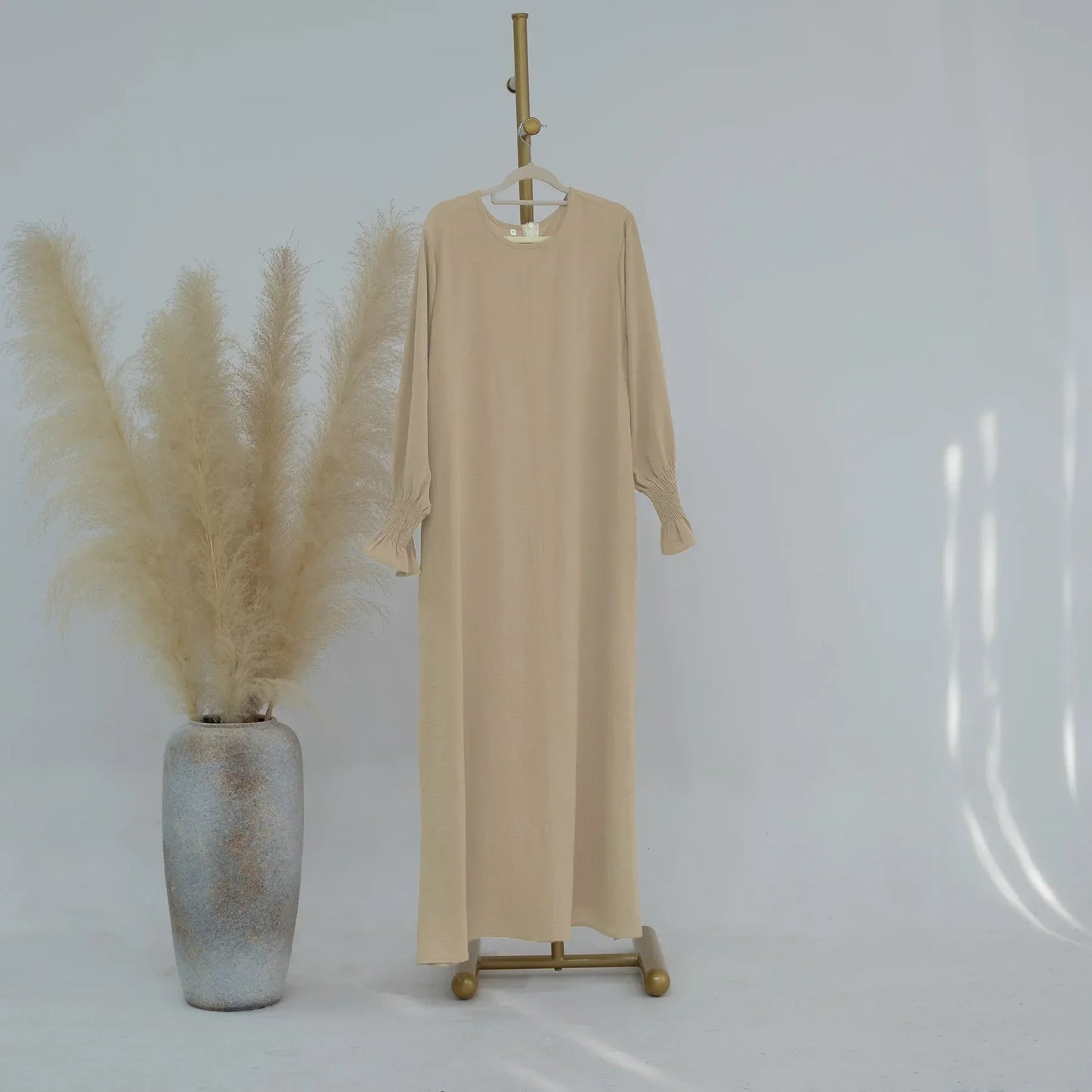 Muslim Abaya for Women Crepe Islamic Clothing Dresses