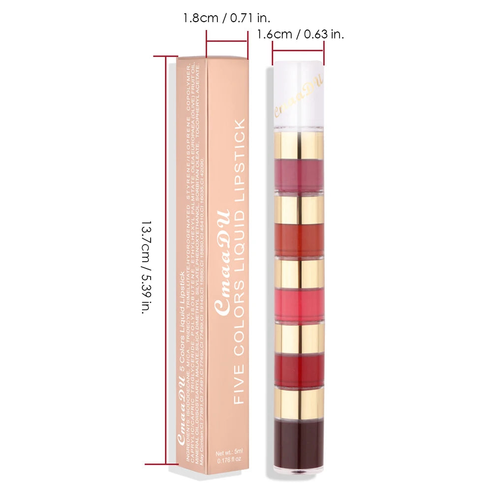 waterproof lipstick  liquid lipstick for easy carrying