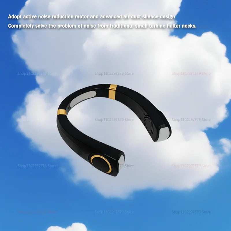 Bladeless Turbo Neck Fan Rechargeable Portable