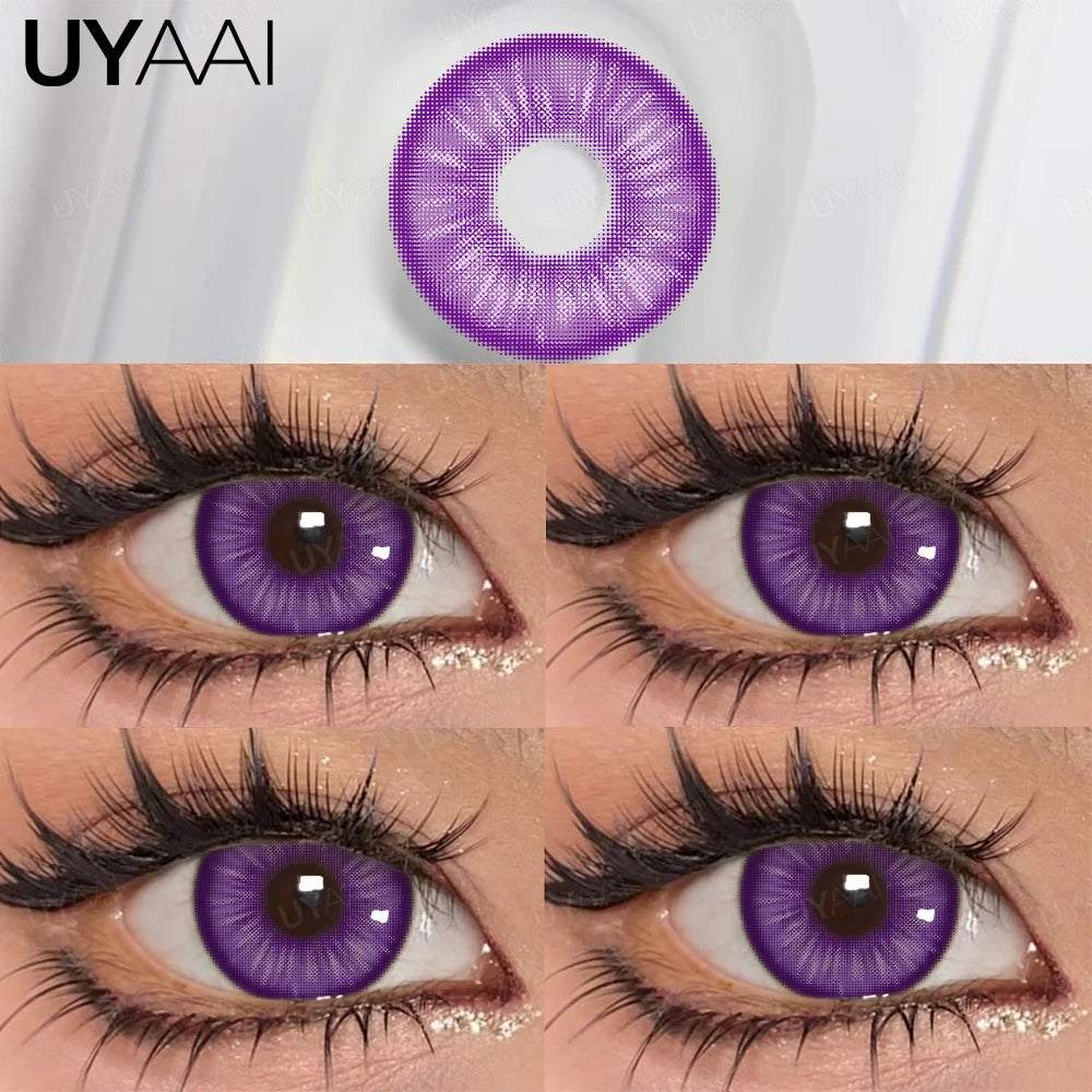 1 Pair different Colors  Eyes  Lenses for Woman