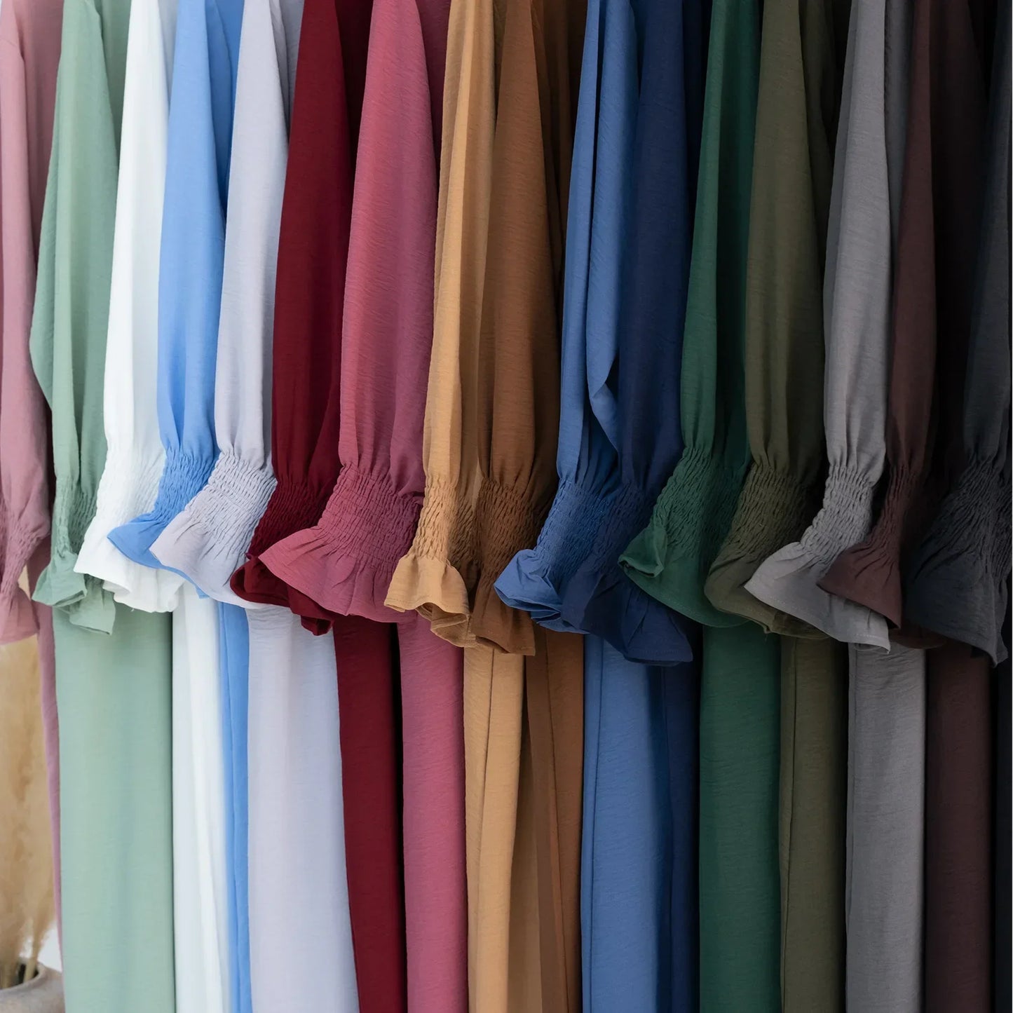 Muslim Abaya for Women Crepe Islamic Clothing Dresses