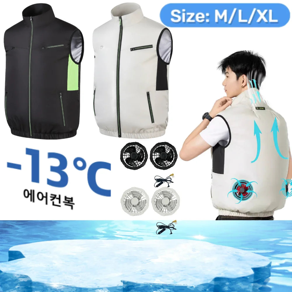 Fan vest Electric Cool Vest Cooling Fan