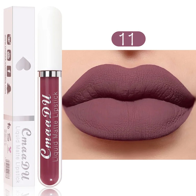 Sexy Long Lasting Velvet Matte Lip Gloss Liquid Lipstick Lip Makeup