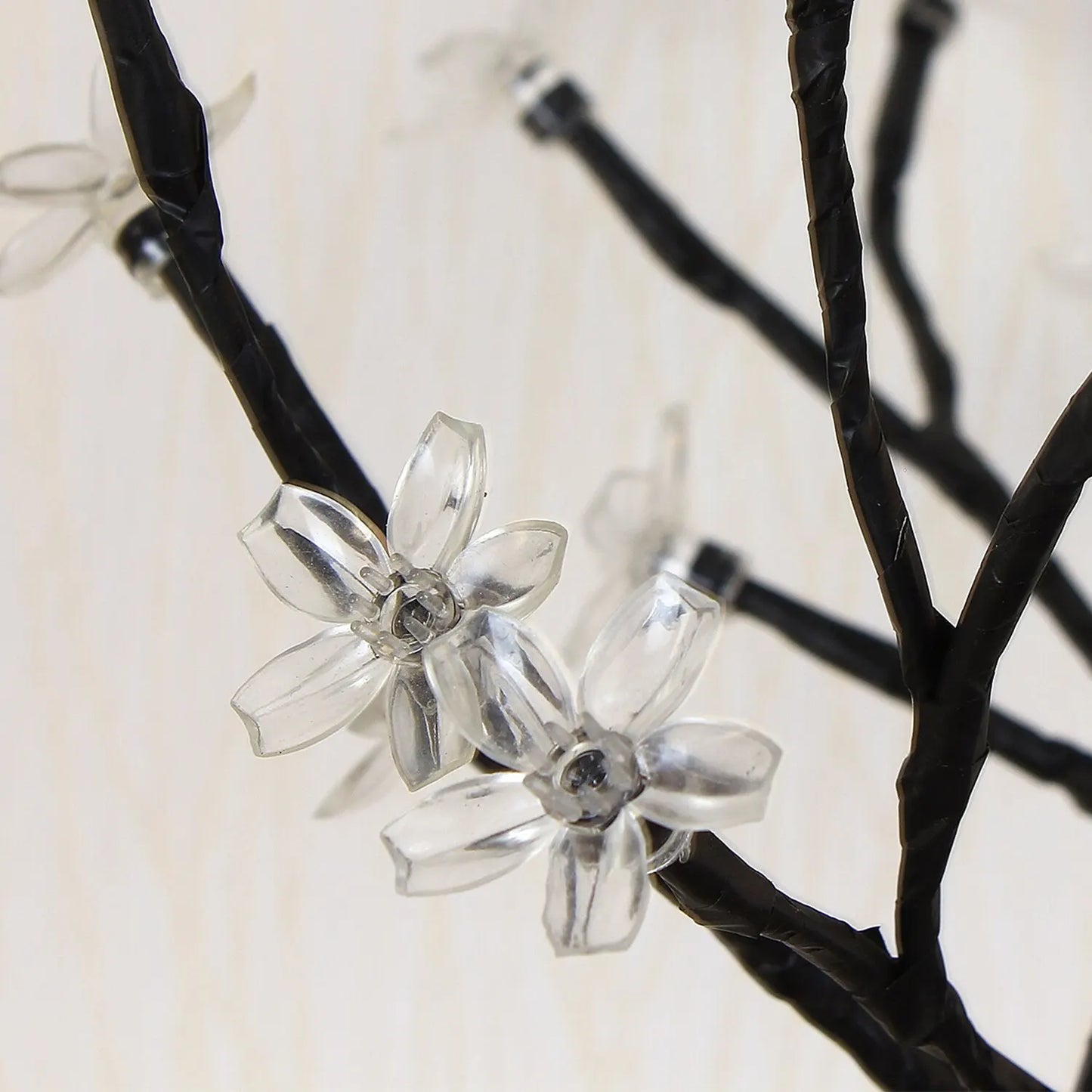 Cherry Blossom Tree Light,17inch 40LED Lighted Tabletop Artificial Flower