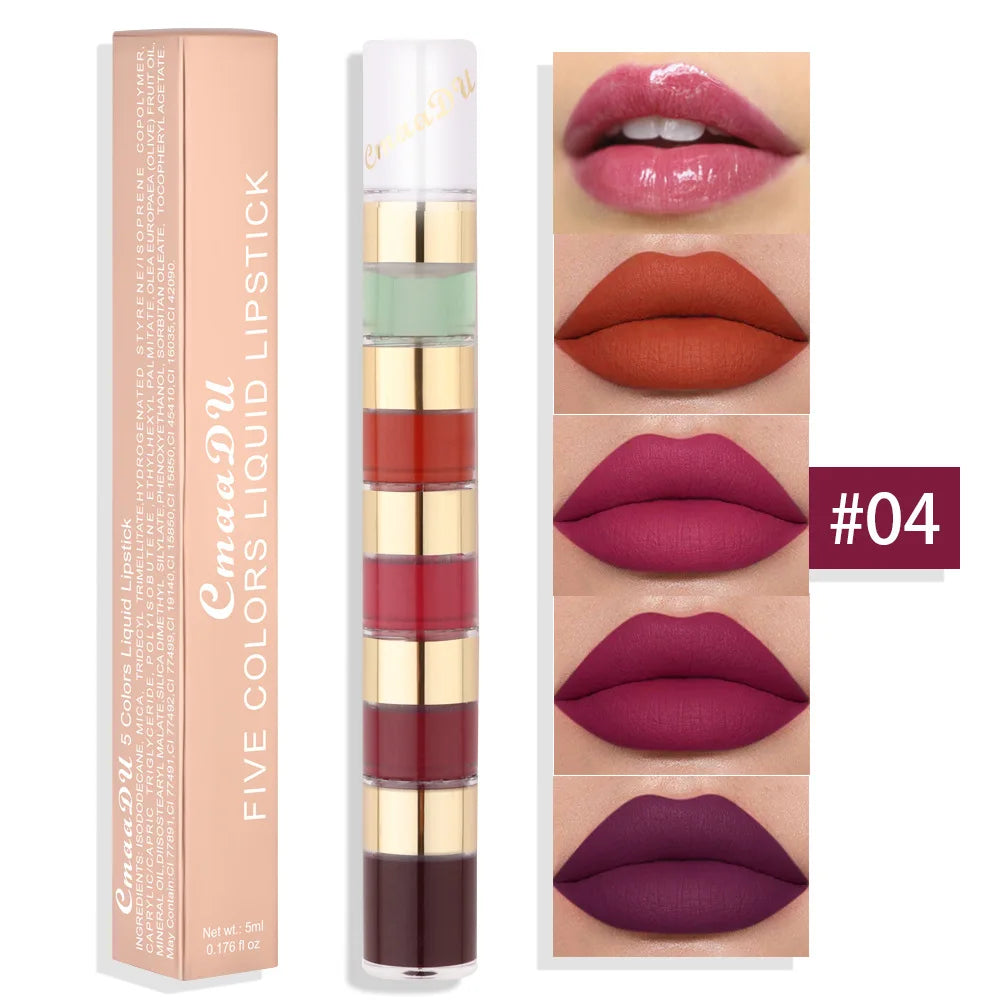 waterproof lipstick  liquid lipstick for easy carrying