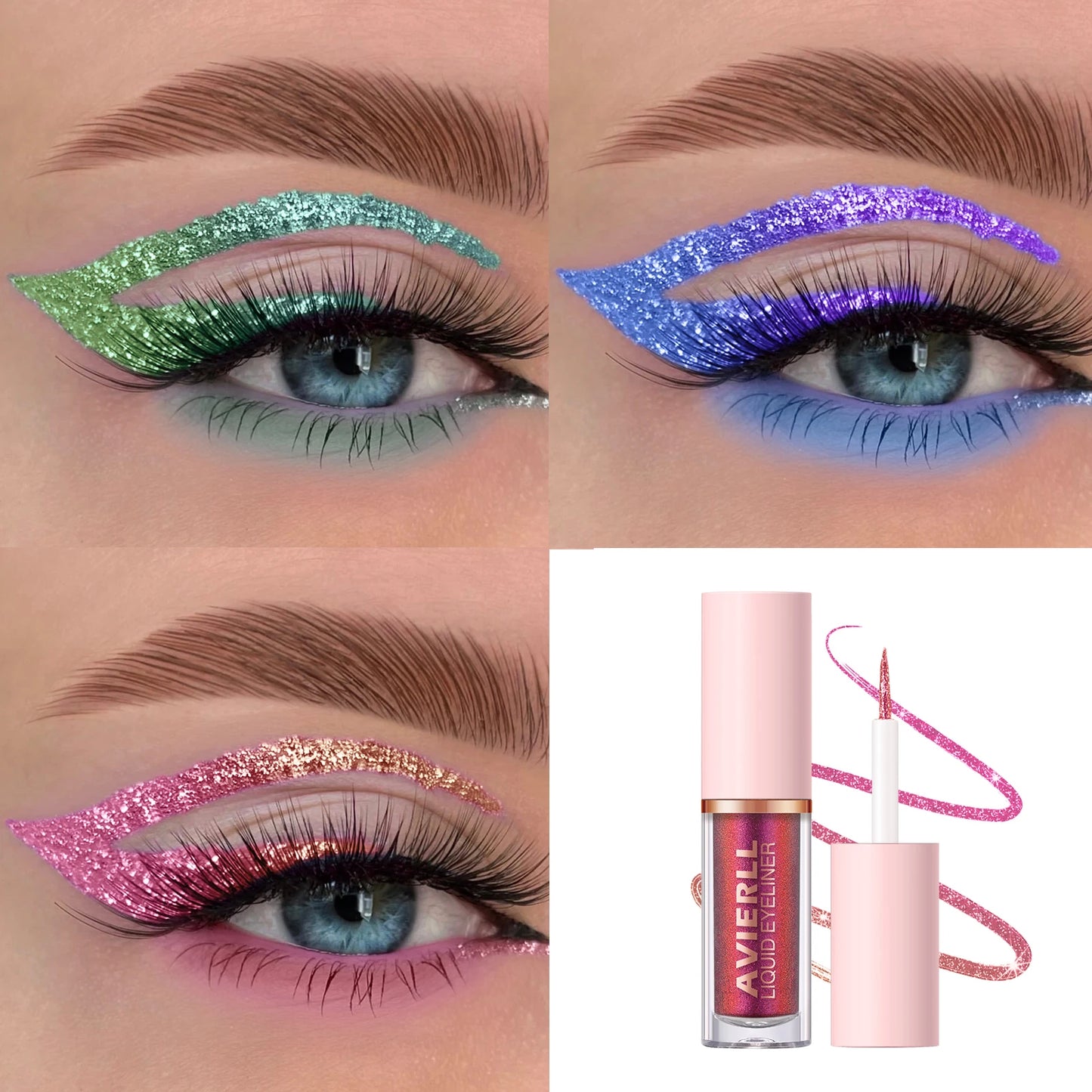 colorful eyeliner