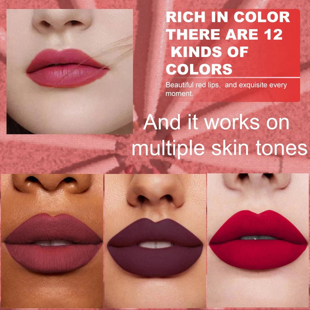 6pcs Lip Liner Pen Set Long-Lasting, Waterproof Sweatproof,