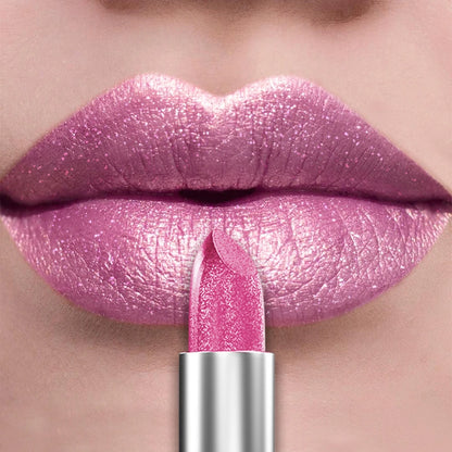 Glitter Shiny Metallic Lipstick Pearlescent Lip Tint, Matte Lip Makeup