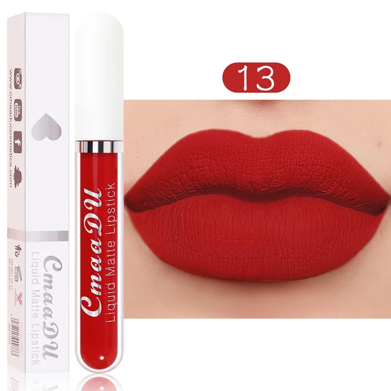 Sexy Long Lasting Velvet Matte Lip Gloss Liquid Lipstick Lip Makeup