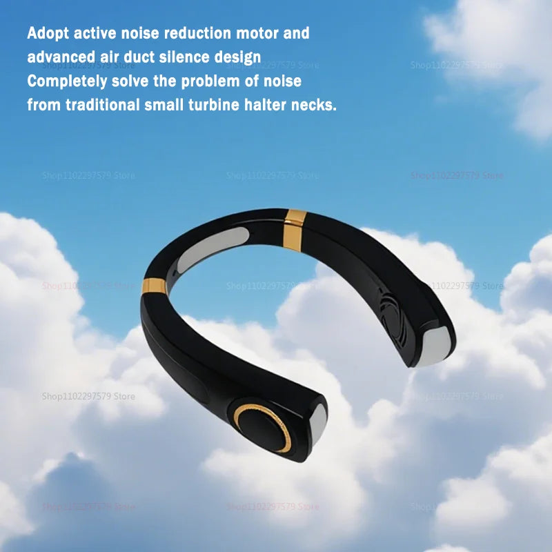 Bladeless Turbo Neck Fan Rechargeable Portable