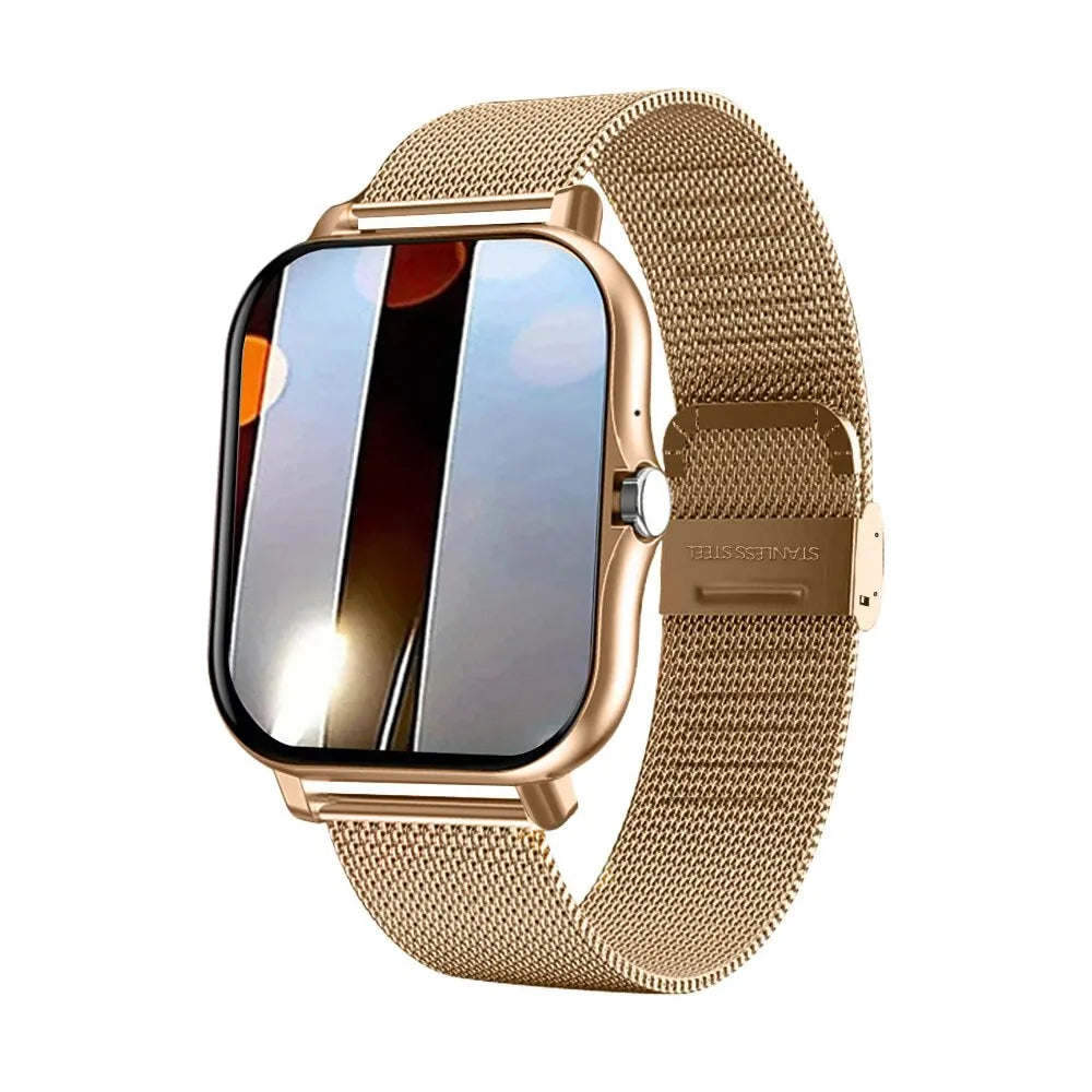 Smart watch for android phone.1.44 inch color screen full touch bluetooth call smart watch