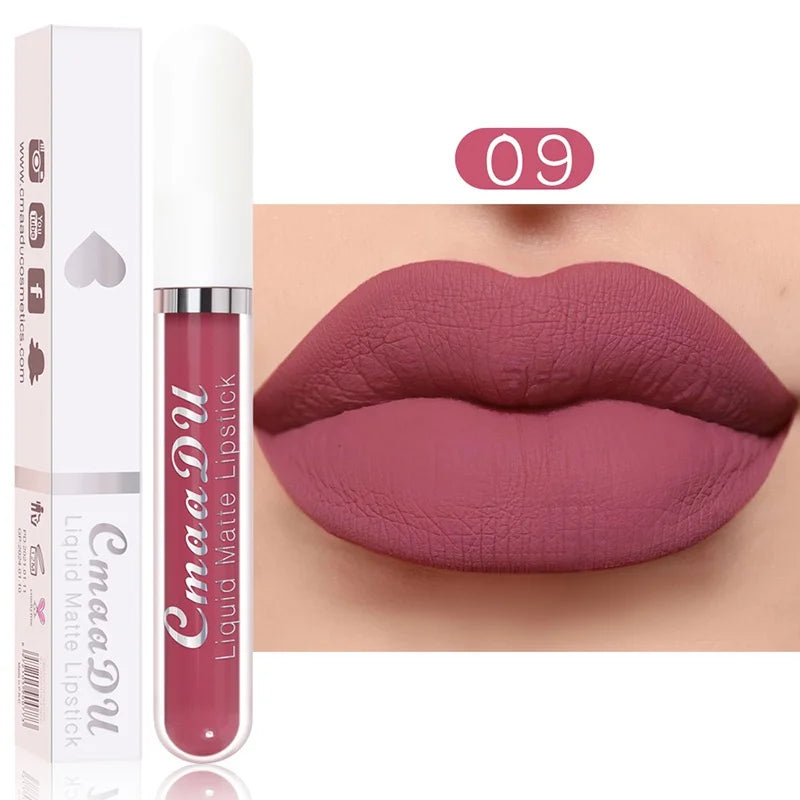 Sexy Long Lasting Velvet Matte Lip Gloss Liquid Lipstick Lip Makeup