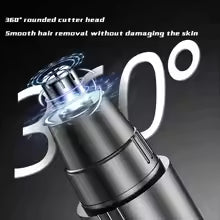 1 PCS Black Electric Nose Hair Trimmer Ear and Nose Hair Trimmer Professional Painless Nose Hair Trimmer For Men And Women