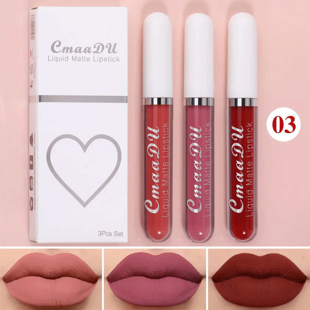 Sexy Long Lasting Velvet Matte Lip Gloss Liquid Lipstick Lip Makeup
