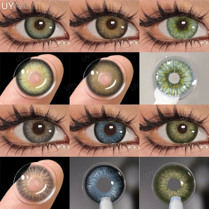 1 Pair different Colors  Eyes  Lenses for Woman