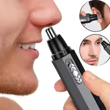 1 PCS Black Electric Nose Hair Trimmer Ear and Nose Hair Trimmer Professional Painless Nose Hair Trimmer For Men And Women