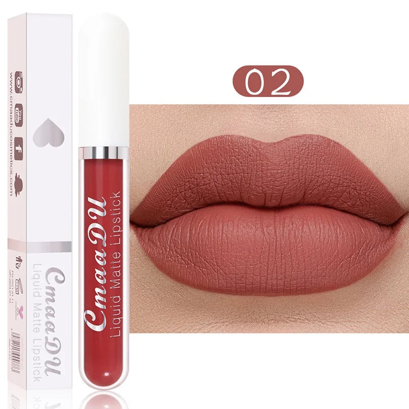 Sexy Long Lasting Velvet Matte Lip Gloss Liquid Lipstick Lip Makeup