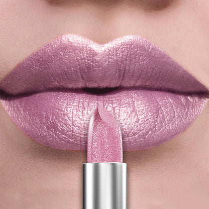 Glitter Shiny Metallic Lipstick Pearlescent Lip Tint, Matte Lip Makeup
