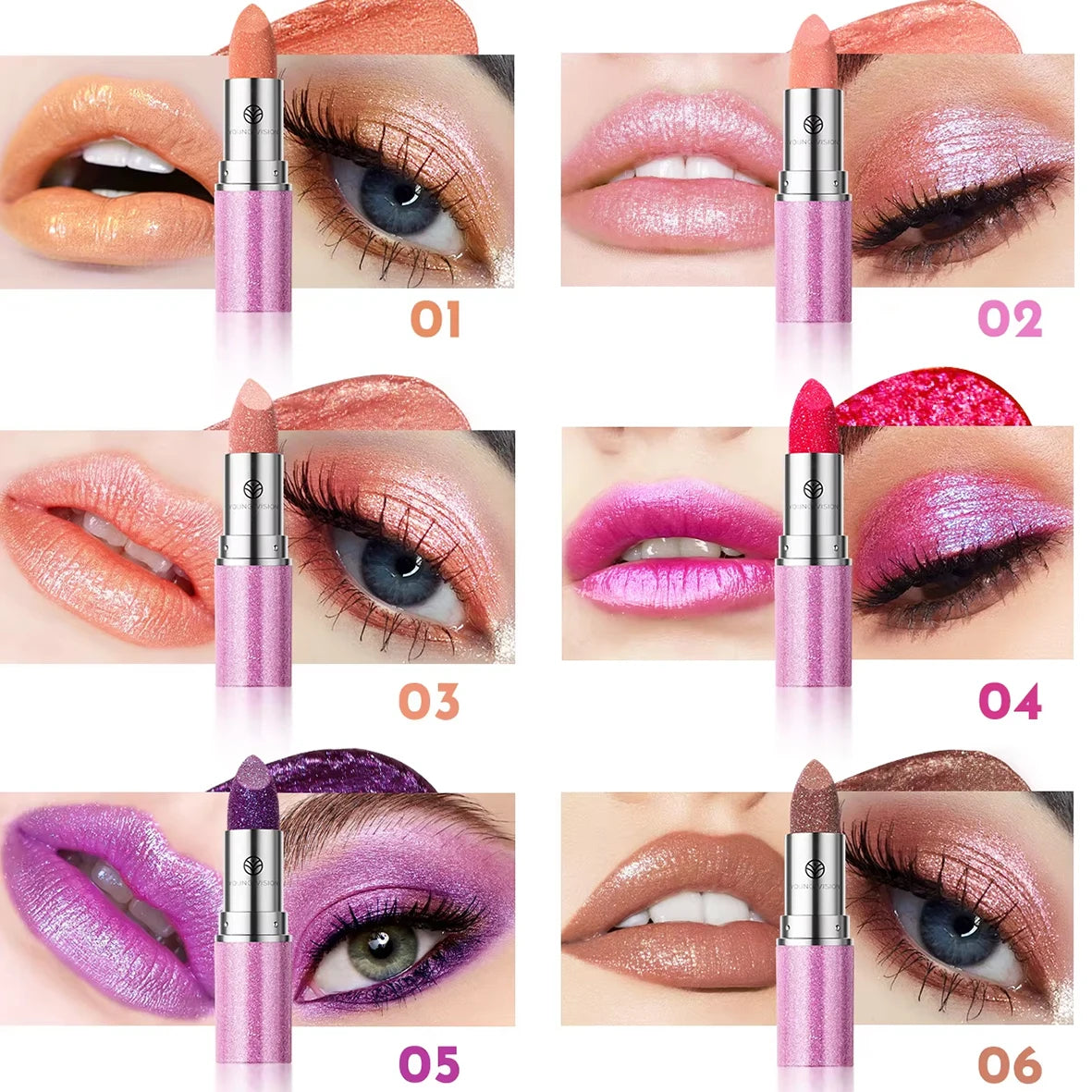 chameleon lipstick having changing color