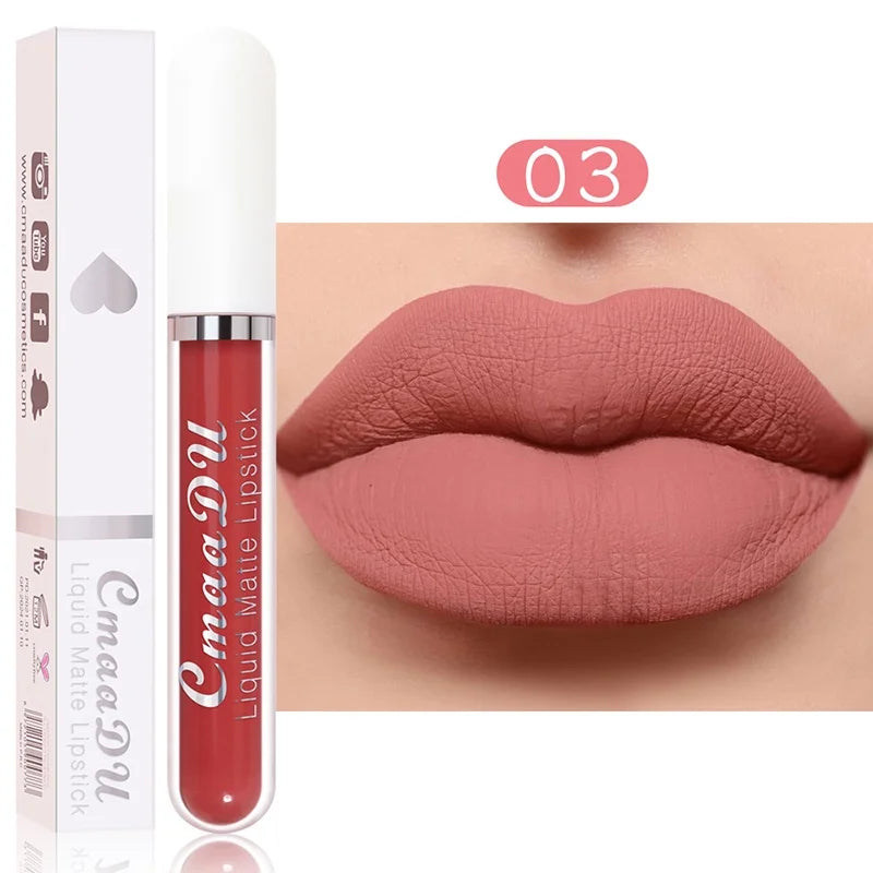 Sexy Long Lasting Velvet Matte Lip Gloss Liquid Lipstick Lip Makeup