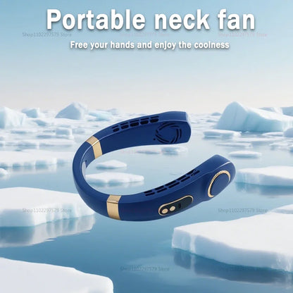 Bladeless Turbo Neck Fan Rechargeable Portable