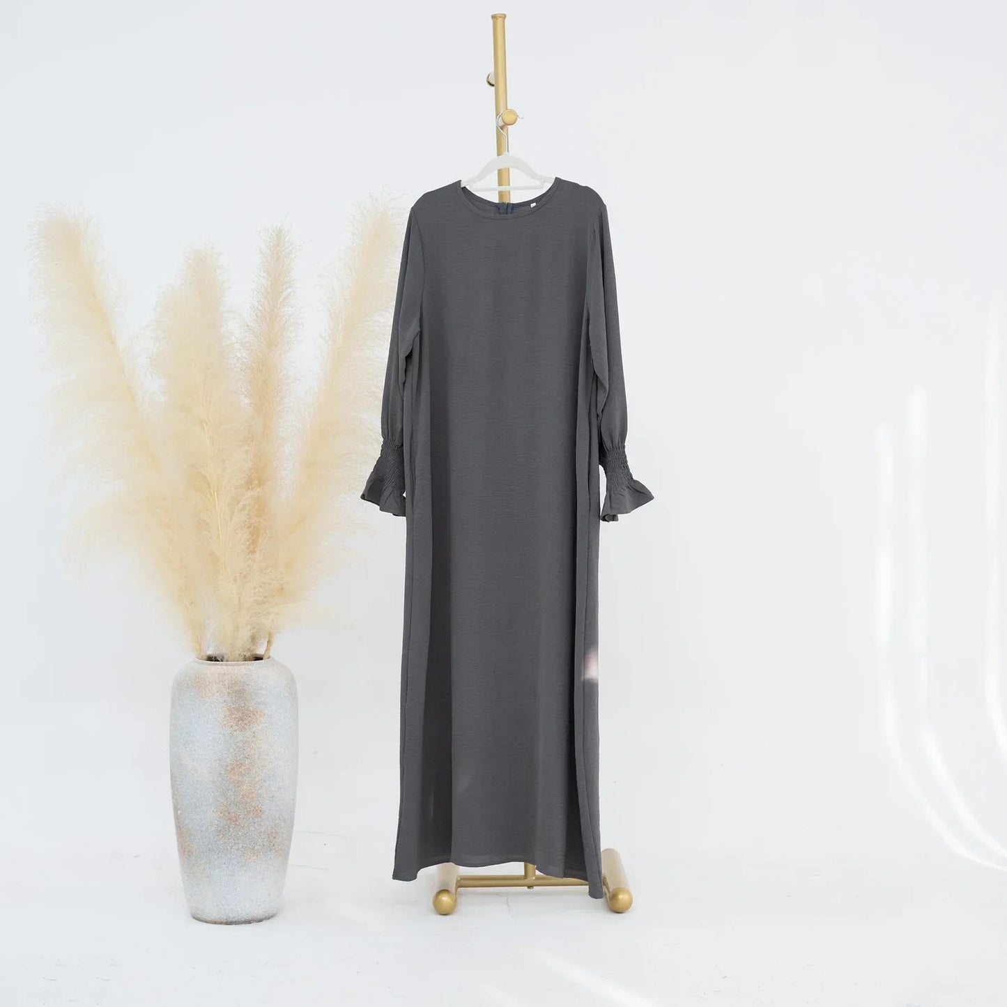 Muslim Abaya for Women Crepe Islamic Clothing Dresses