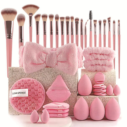 56-Piece Make up Brush Set (chocolate)