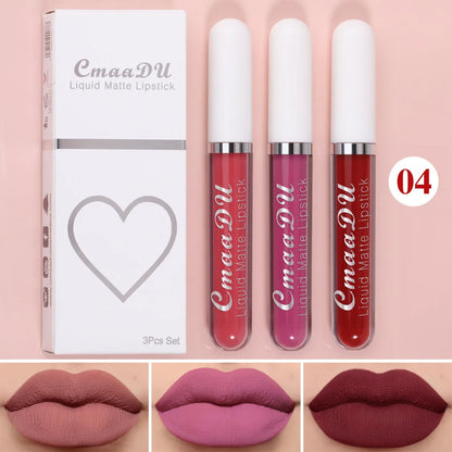 Sexy Long Lasting Velvet Matte Lip Gloss Liquid Lipstick Lip Makeup