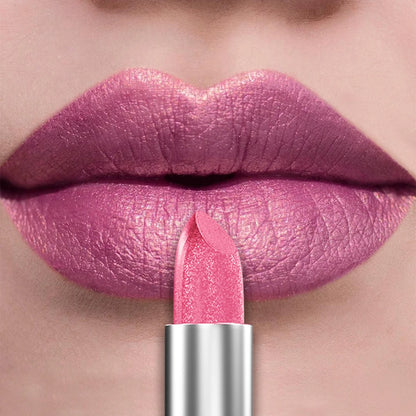 Glitter Shiny Metallic Lipstick Pearlescent Lip Tint, Matte Lip Makeup
