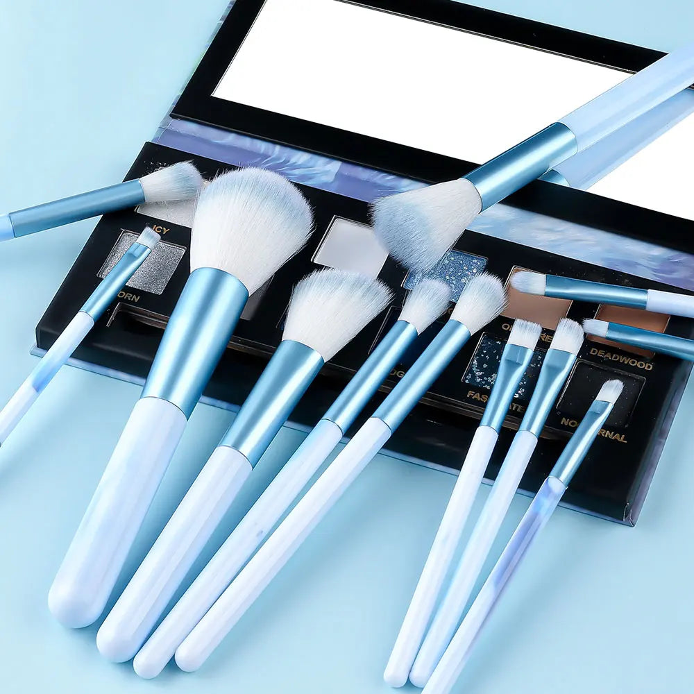 NEW 12PCS Makeup Brushes Set Soft Fluffy Eyeshadow Foundation Blush