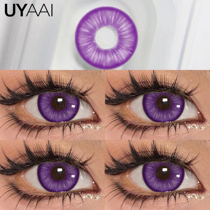1 Pair different Colors  Eyes  Lenses for Woman