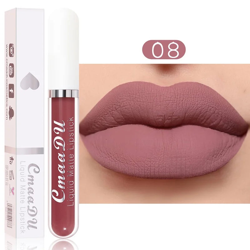 Sexy Long Lasting Velvet Matte Lip Gloss Liquid Lipstick Lip Makeup