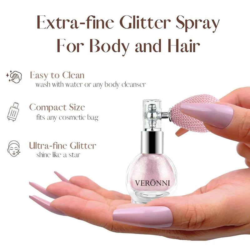 High Gloss Body Diamond Shimmering Spray Powder