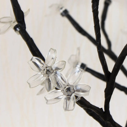 Cherry Blossom Tree Light,17inch 40LED Lighted Tabletop Artificial Flower