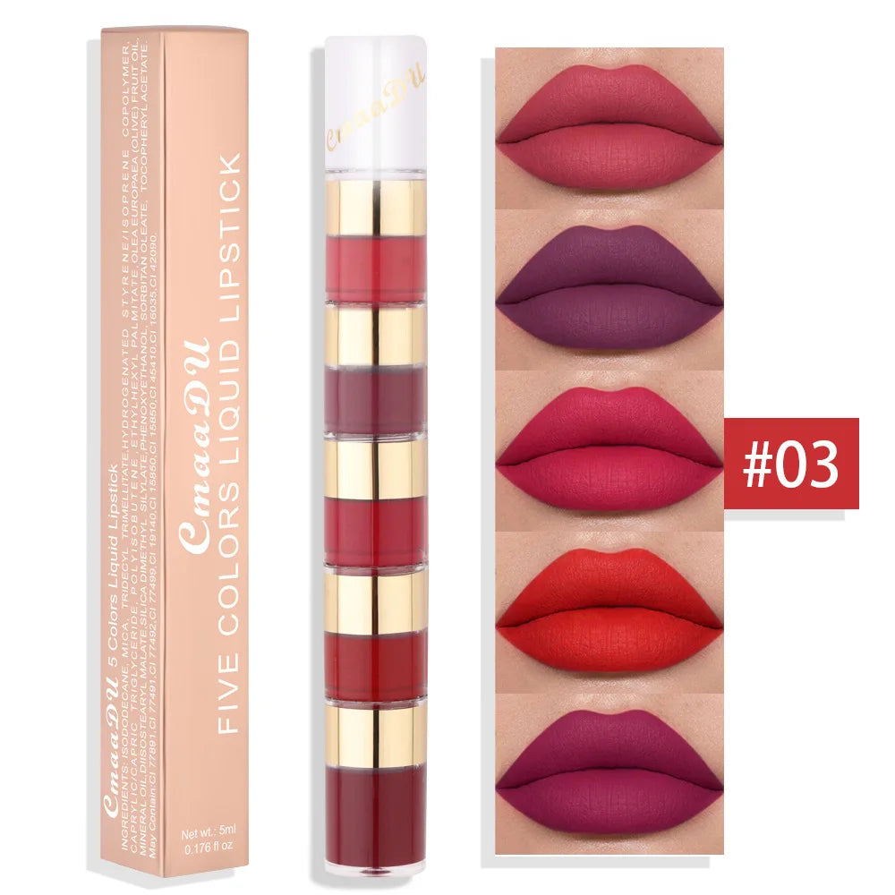 waterproof lipstick  liquid lipstick for easy carrying