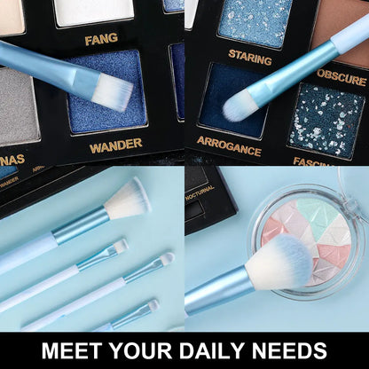 NEW 12PCS Makeup Brushes Set Soft Fluffy Eyeshadow Foundation Blush