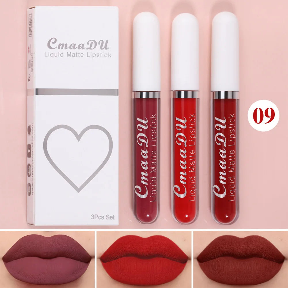 Sexy Long Lasting Velvet Matte Lip Gloss Liquid Lipstick Lip Makeup