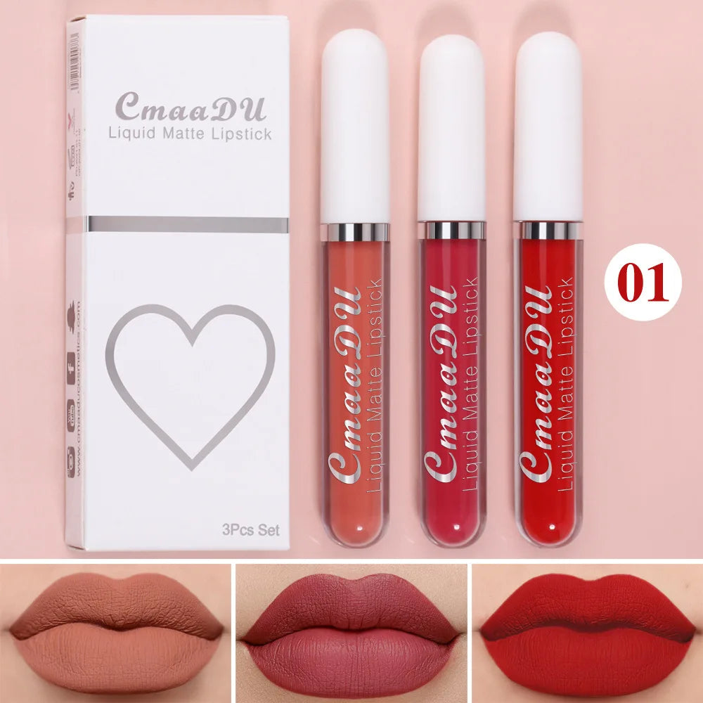 Sexy Long Lasting Velvet Matte Lip Gloss Liquid Lipstick Lip Makeup