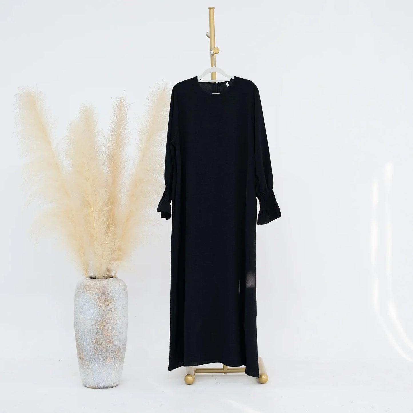 Muslim Abaya for Women Crepe Islamic Clothing Dresses