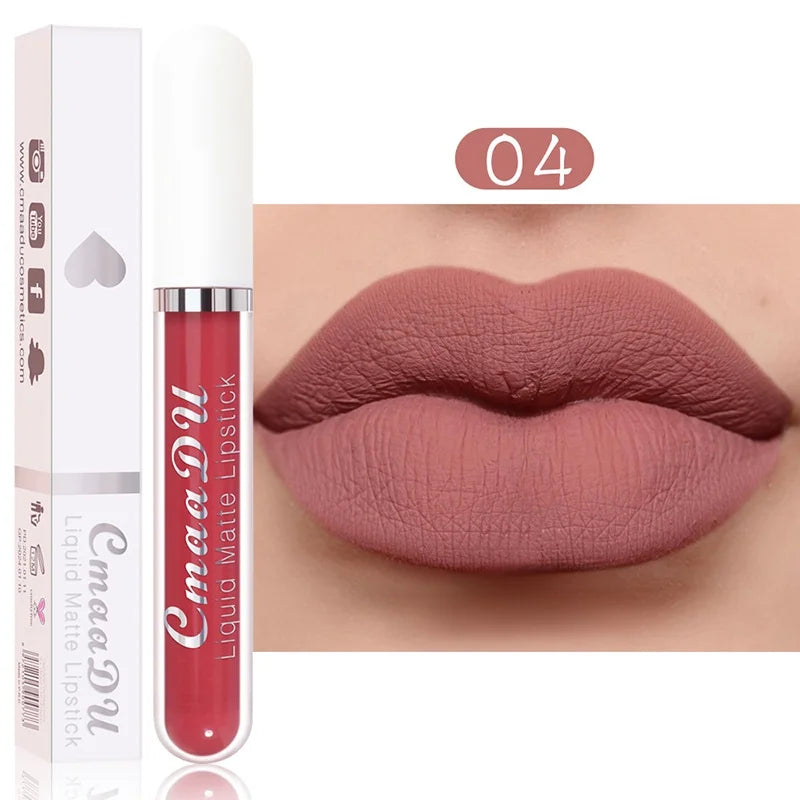 Sexy Long Lasting Velvet Matte Lip Gloss Liquid Lipstick Lip Makeup