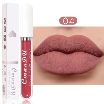 Sexy Long Lasting Velvet Matte Lip Gloss Liquid Lipstick Lip Makeup