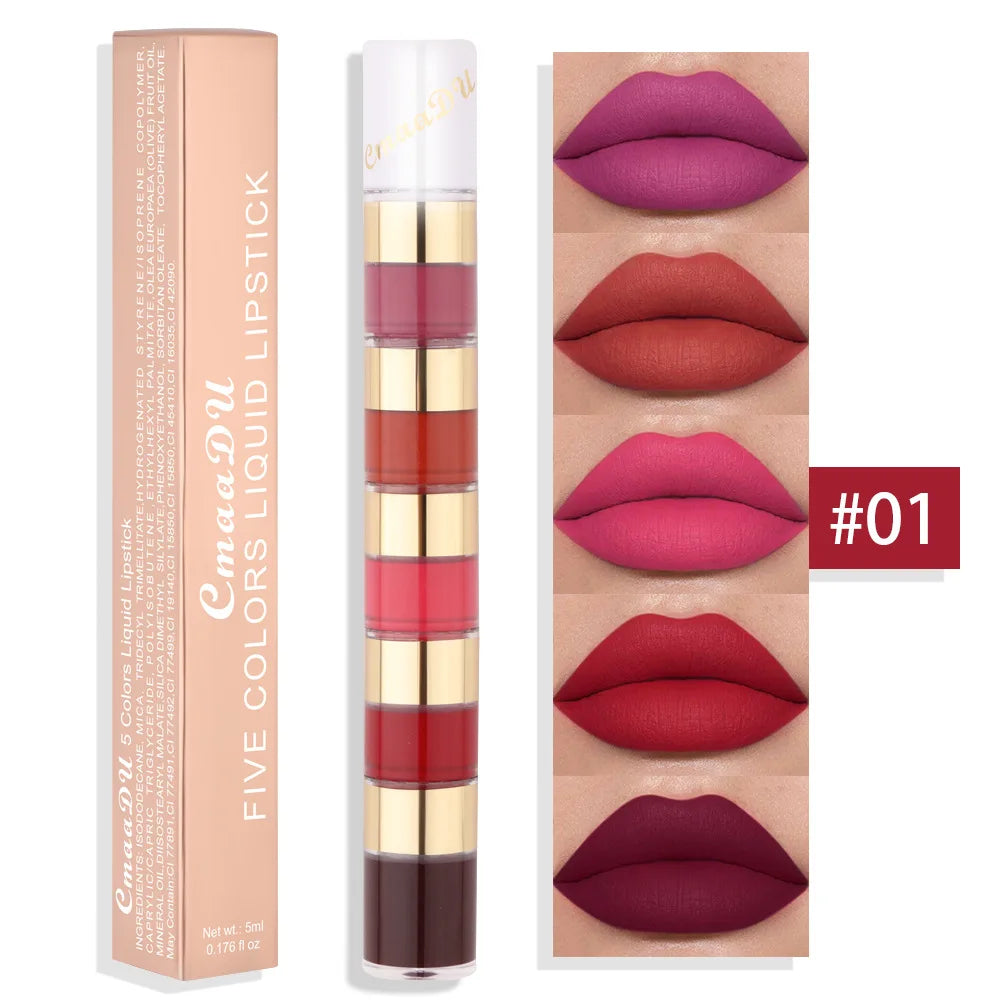 waterproof lipstick  liquid lipstick for easy carrying