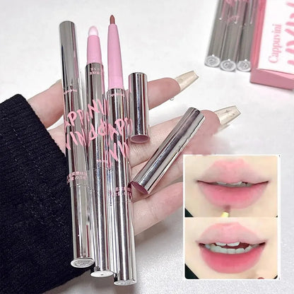 Nude Lip Liner with Lip Brush  Korean Style Lip Makeup