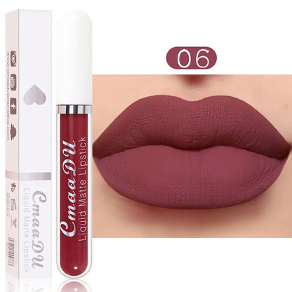 Sexy Long Lasting Velvet Matte Lip Gloss Liquid Lipstick Lip Makeup